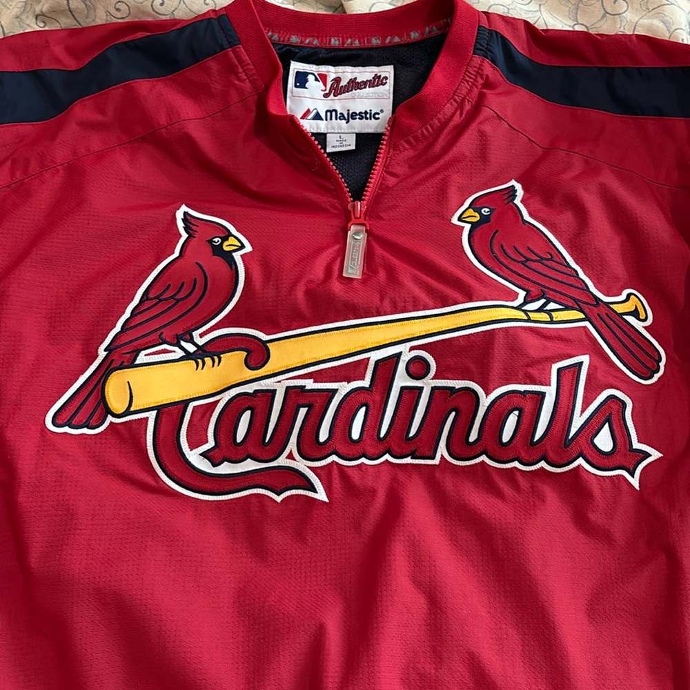 St. Louis Cardinals Windbreaker Pullover-Men’s Size: Large